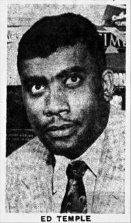 Photo of Ed Temple from 1957 Nashville Banner clipping