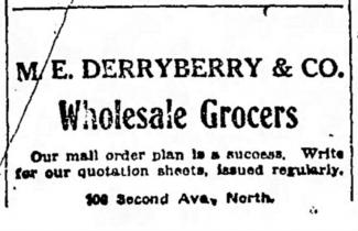 Tennessean clipping from November, 1909