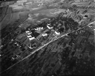 Aerial view of the TSU's campus, circa 1930's-40's